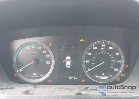 2016 Hyundai Sonata Hybrid Se из США, поврежденный, VIN KMHE24L11GA013450